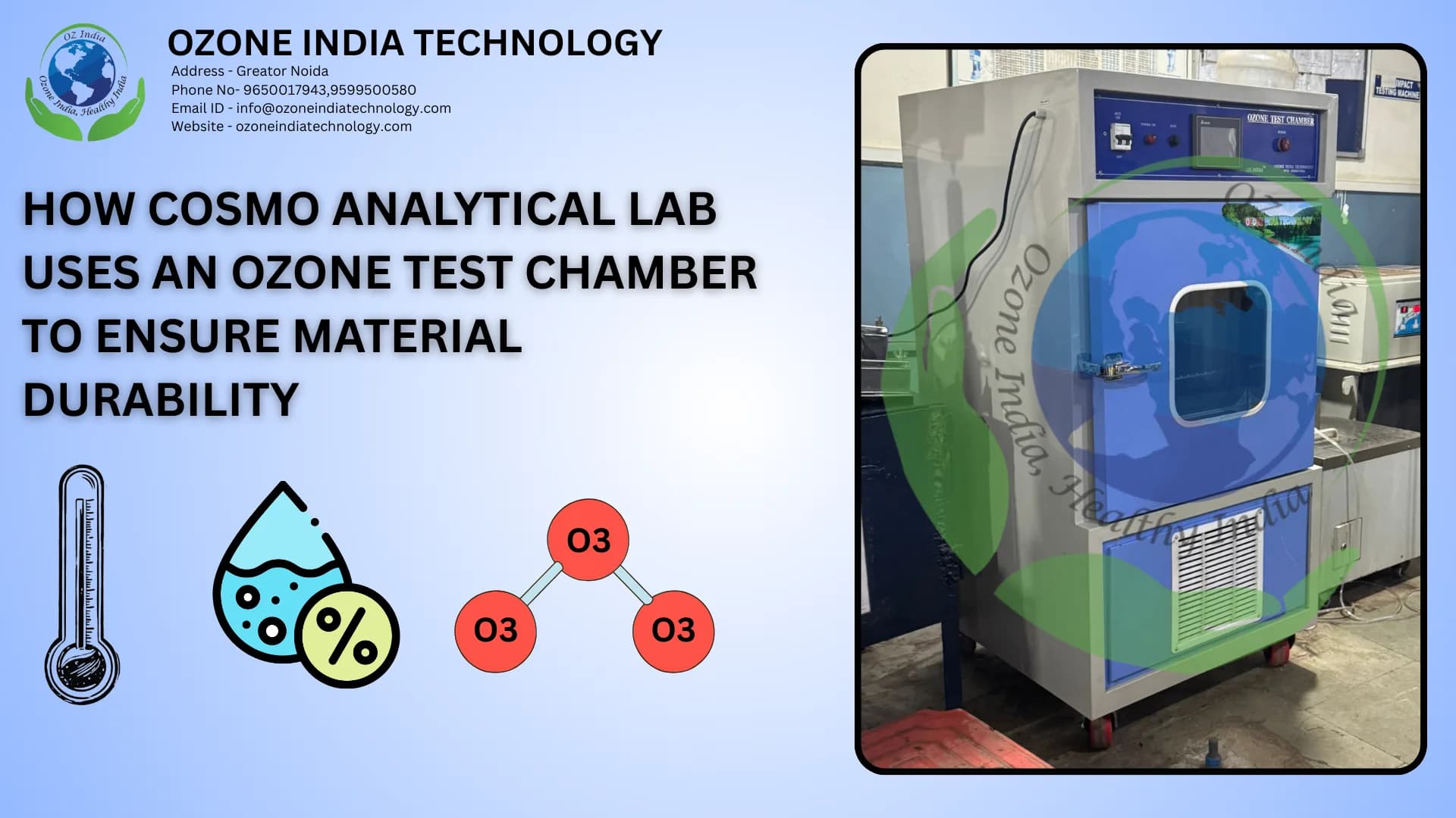 Ozone Test Chamber Case Study — Cosmo Analytical Lab Material Durability Testing India