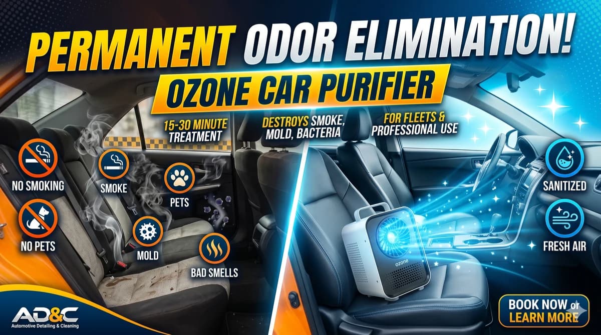 Automotive Detailing and Cleaning — ozone treatment by Ozone India Technology