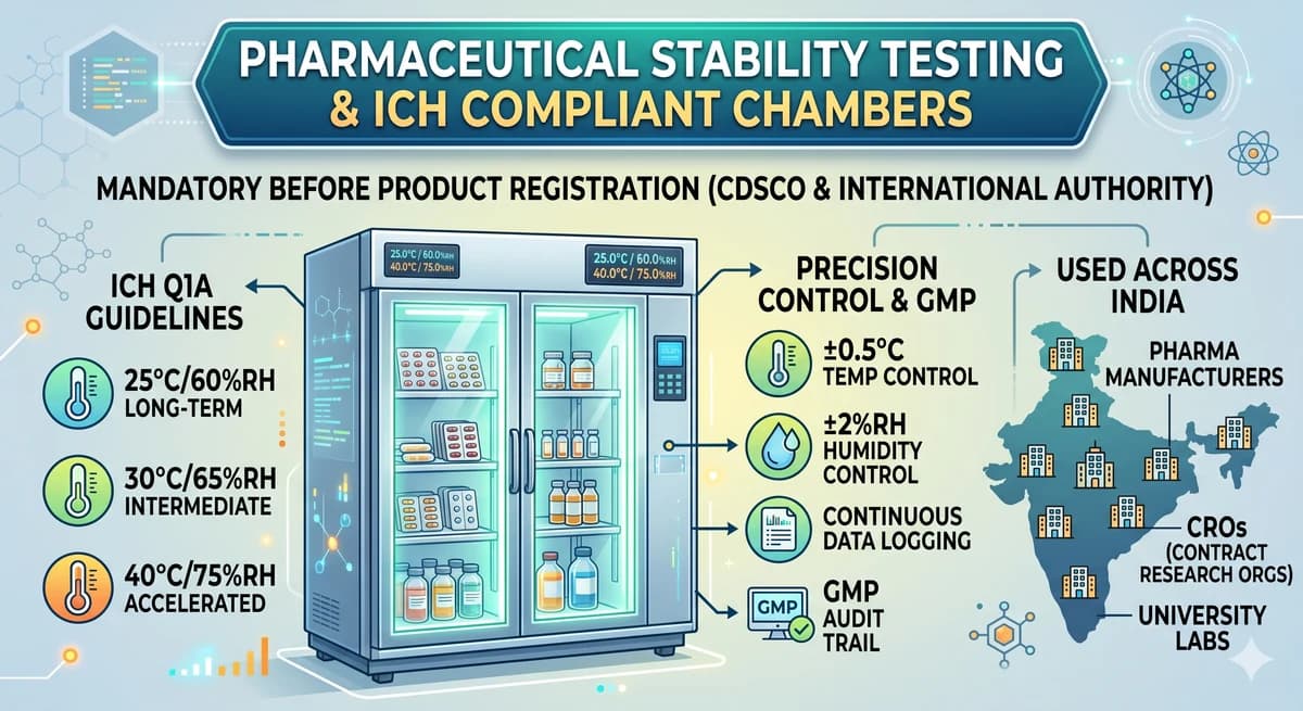Stability Chamber for Pharmaceutical Stability Testing