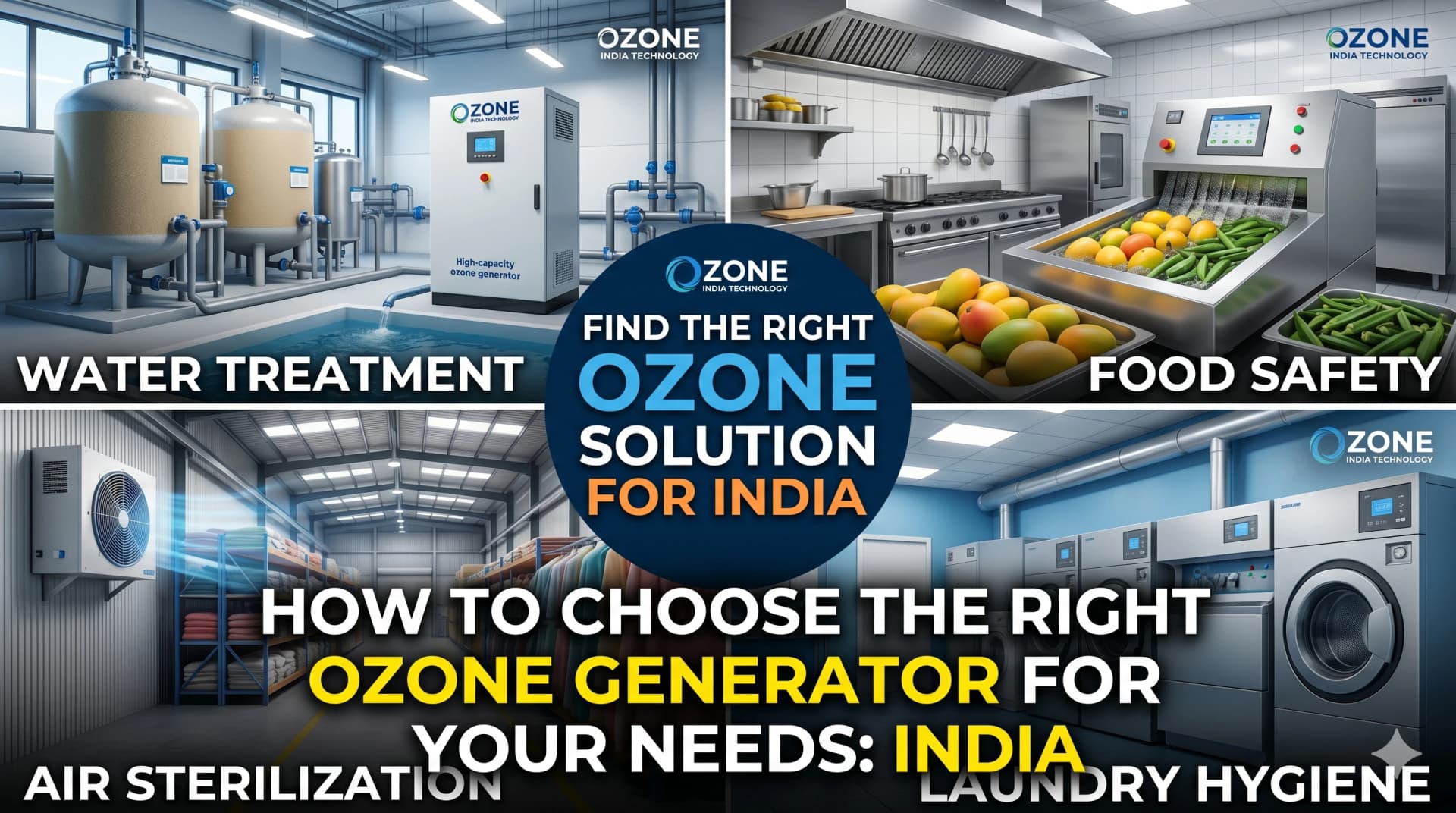 Ozone Treatment Machine — Types, Applications & How to Choose India 2026 — Ozone India Technology