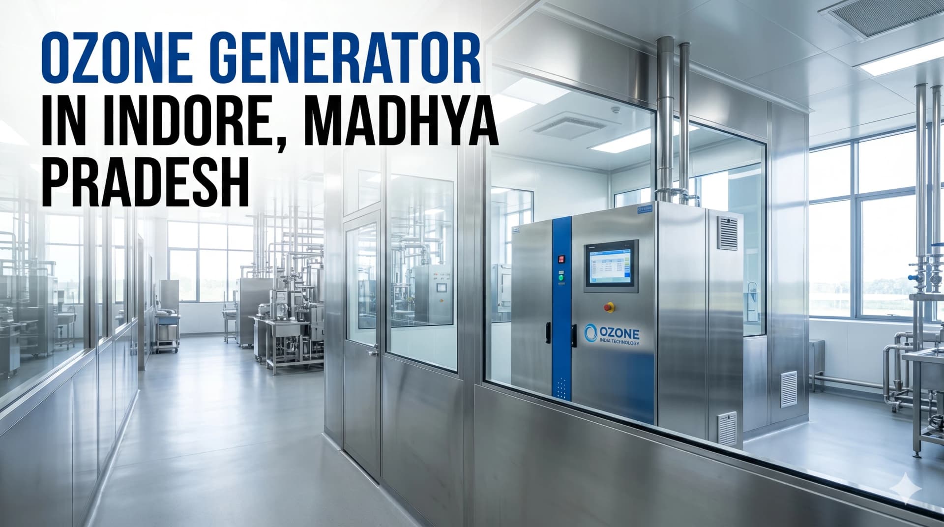 Ozone Generator Indore Madhya Pradesh — CE Certified Industrial Water Treatment — Ozone India Technology