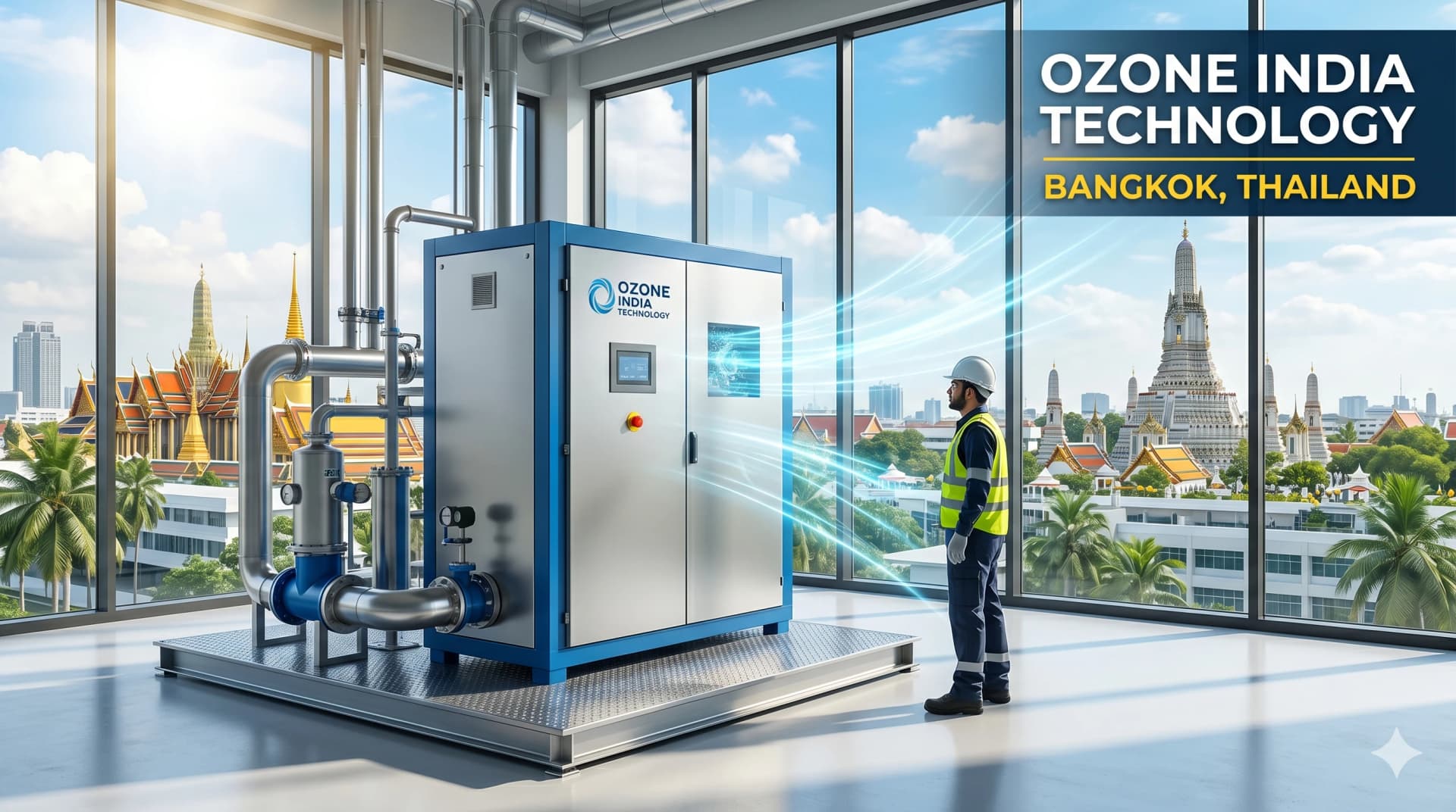 Ozone Generator Bangkok Thailand — CE Certified Industrial Water Treatment — Ozone India Technology