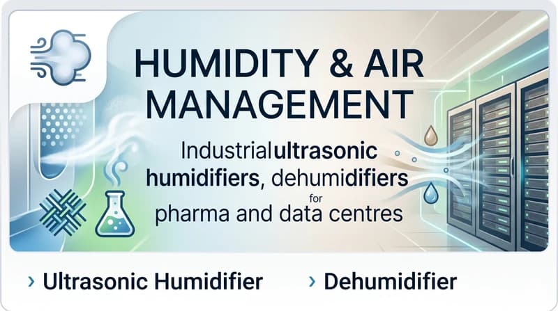 Industrial ultrasonic humidifiers and dehumidifiers — Ozone India Technology